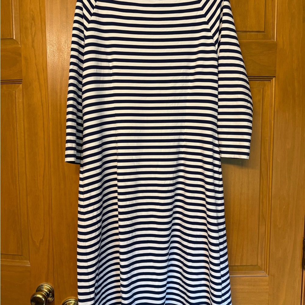 J. McLaughlin Navy and White Striped Dress - Picture 3 of 3